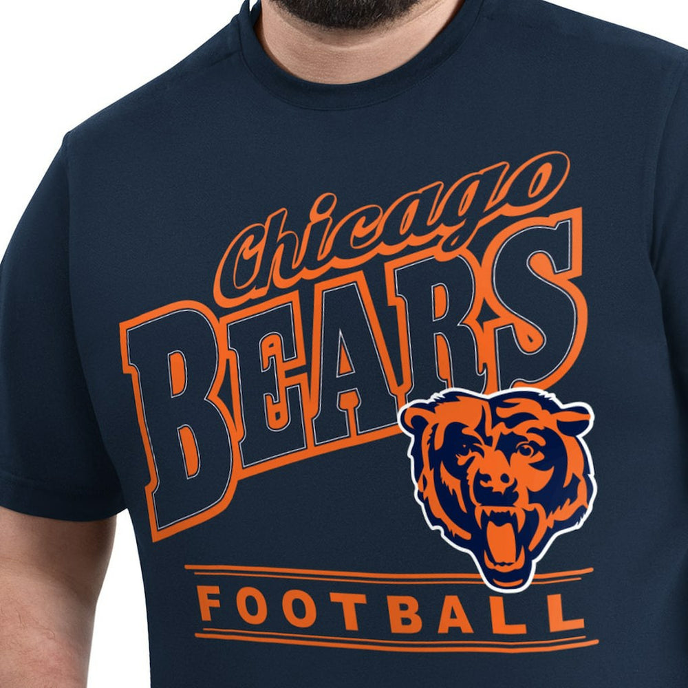 Chicago Bears G-III Sports by Carl Banks Adaptive Headliner Graphic T-Shirt Navy