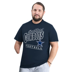 Dallas Cowboys G-III Sports by Carl Banks Adaptive Headliner Graphic T-Shirt Navy