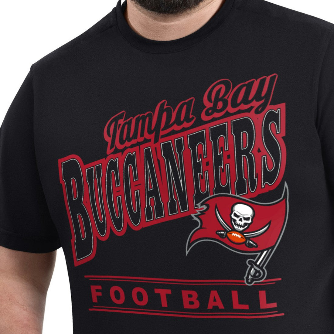 Tampa Bay Buccaneers G-III Sports by Carl Banks Adaptive Headliner Graphic T-Shirt Black