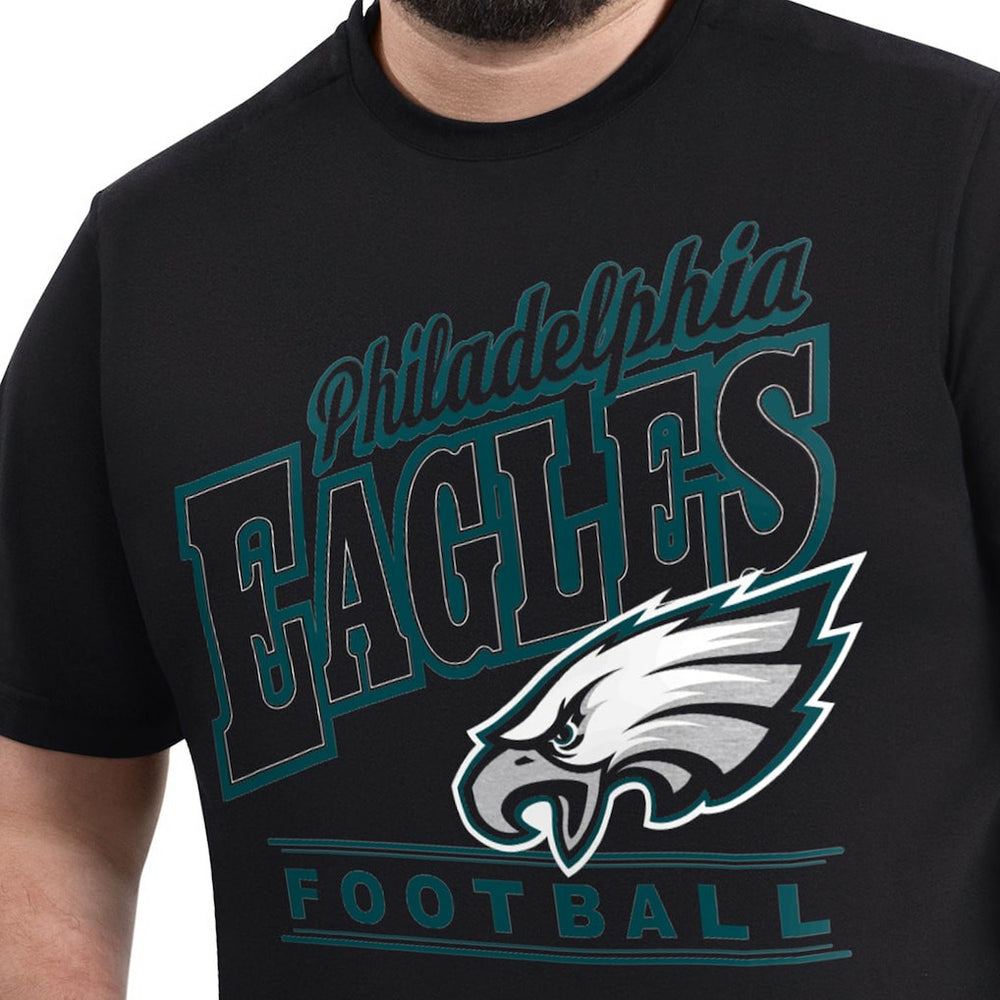 Philadelphia Eagles G-III Sports by Carl Banks Adaptive Headliner Graphic T-Shirt Black