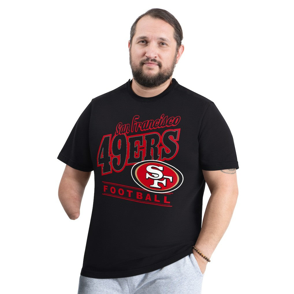 San Francisco 49ers G-III Sports by Carl Banks Adaptive Headliner Graphic T-Shirt Black