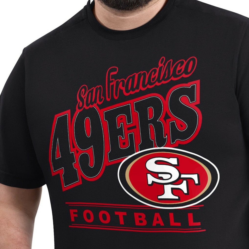 San Francisco 49ers G-III Sports by Carl Banks Adaptive Headliner Graphic T-Shirt Black