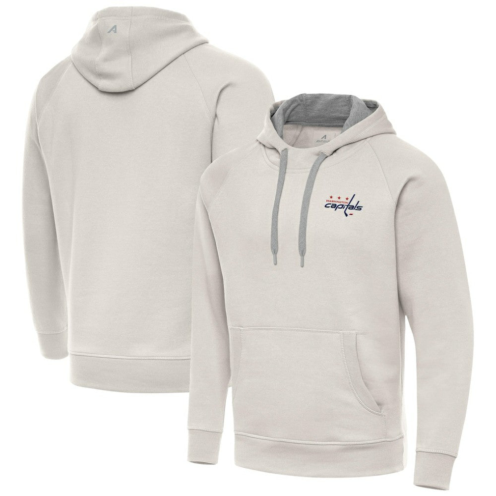 NHL Washington Capitals Antigua Victory Pullover Hoodie - Cream
