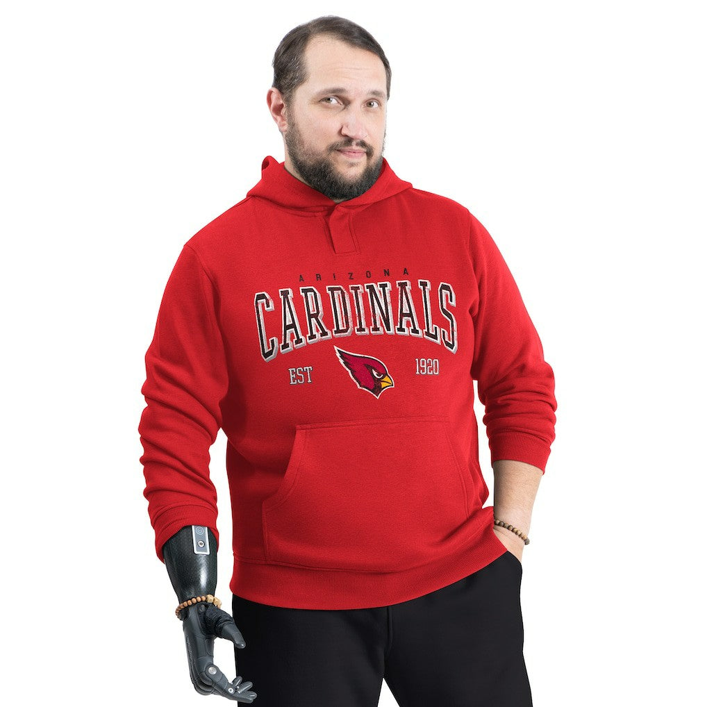 Arizona Cardinals G-III Sports by Carl Banks Adaptive Team Spirit Graphic Fleece Pullover Hoodie Cardinal