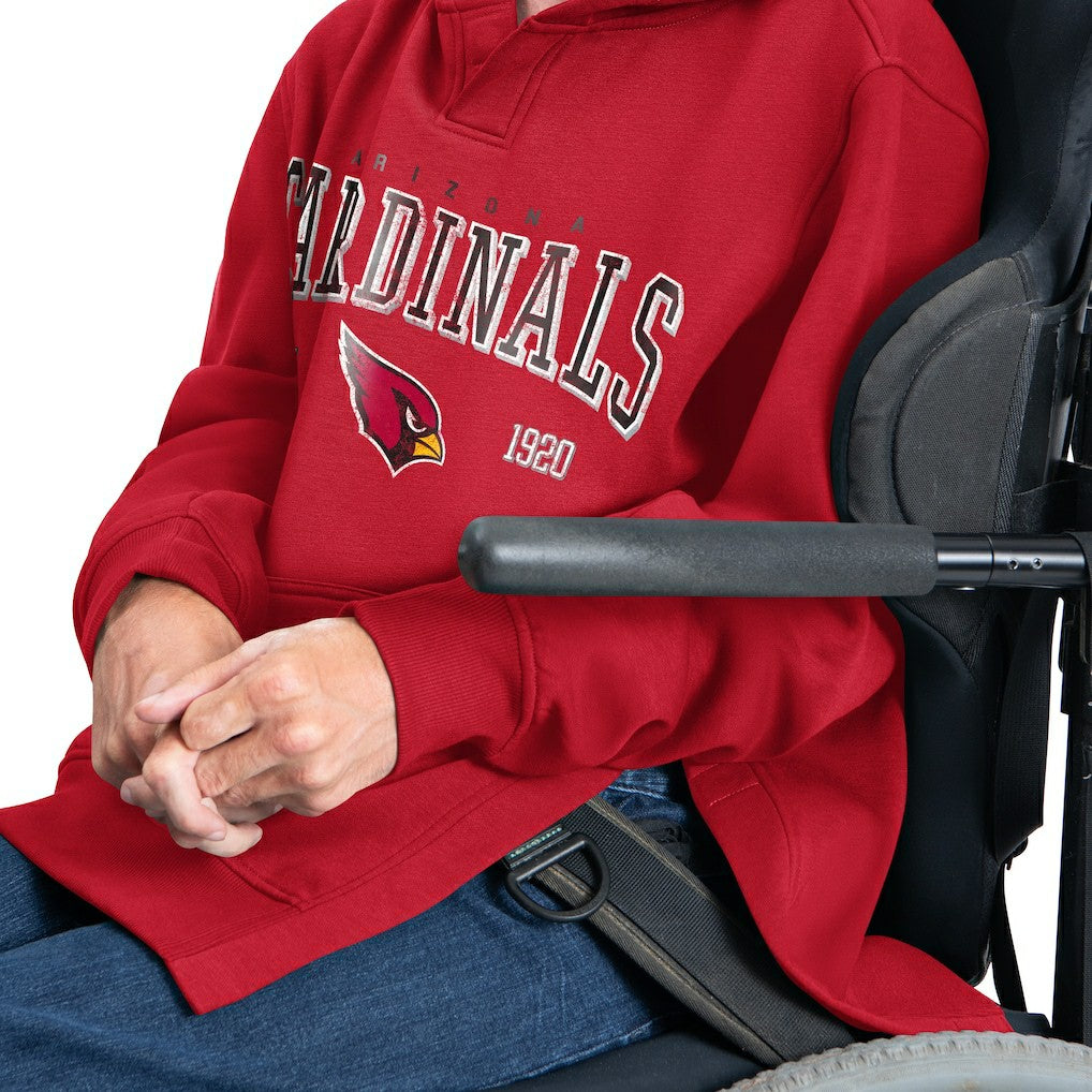 Arizona Cardinals G-III Sports by Carl Banks Adaptive Team Spirit Graphic Fleece Pullover Hoodie Cardinal