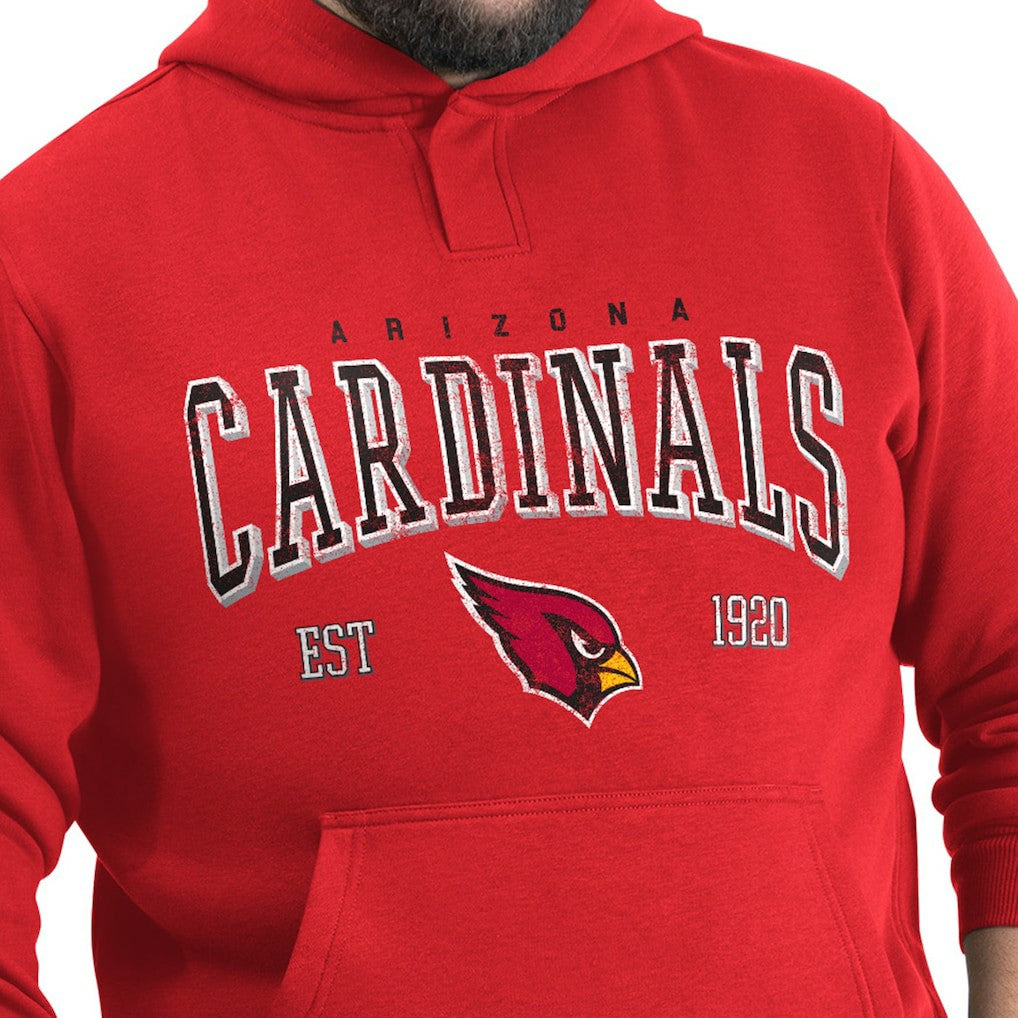 Arizona Cardinals G-III Sports by Carl Banks Adaptive Team Spirit Graphic Fleece Pullover Hoodie Cardinal