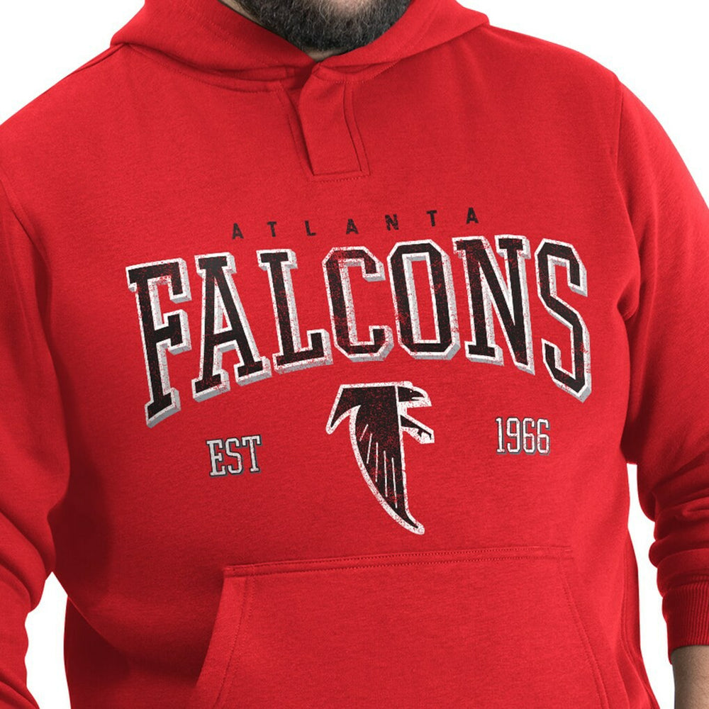 Atlanta Falcons G-III Sports by Carl Banks Adaptive Team Spirit Graphic Fleece Pullover Hoodie Red