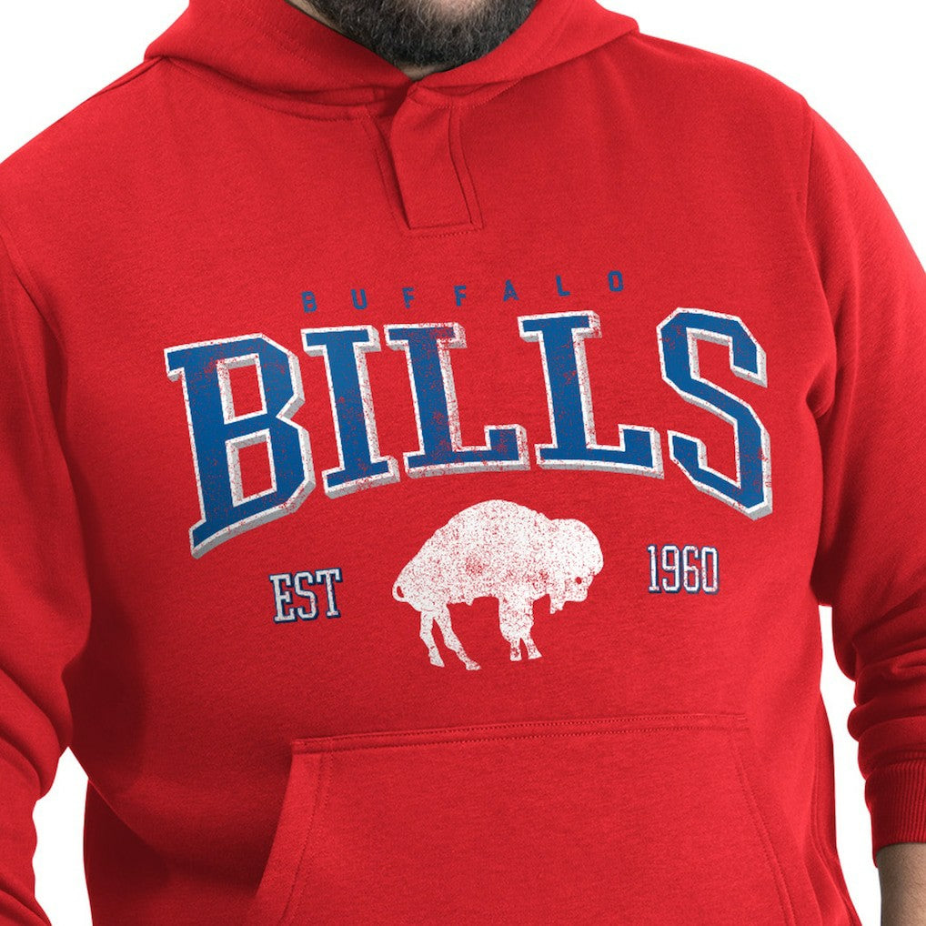 Buffalo Bills G-III Sports by Carl Banks Adaptive Team Spirit Graphic Fleece Pullover Hoodie Red