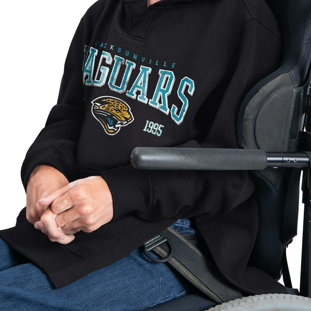 Jacksonville Jaguars G-III Sports by Carl Banks Adaptive Team Spirit Graphic Fleece Pullover Hoodie Black