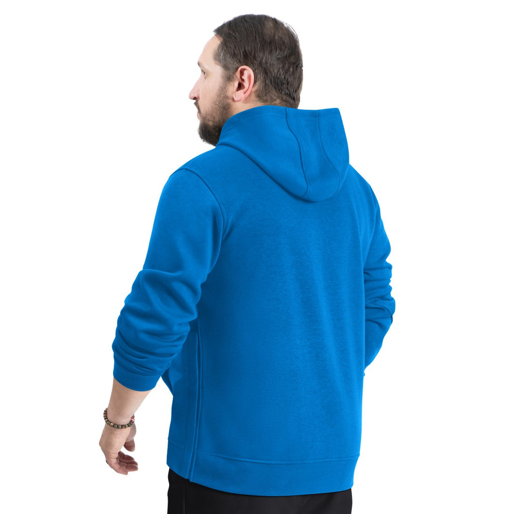 Detroit Lions G-III Sports by Carl Banks Adaptive Mesh Effect Team Graphic Fleece Pullover Hoodie Royal
