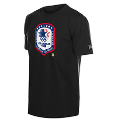Los Angeles Dodgers x The Heritage Collection New Era LA84 Summer Olympics T-Shirt - Black T-shirts