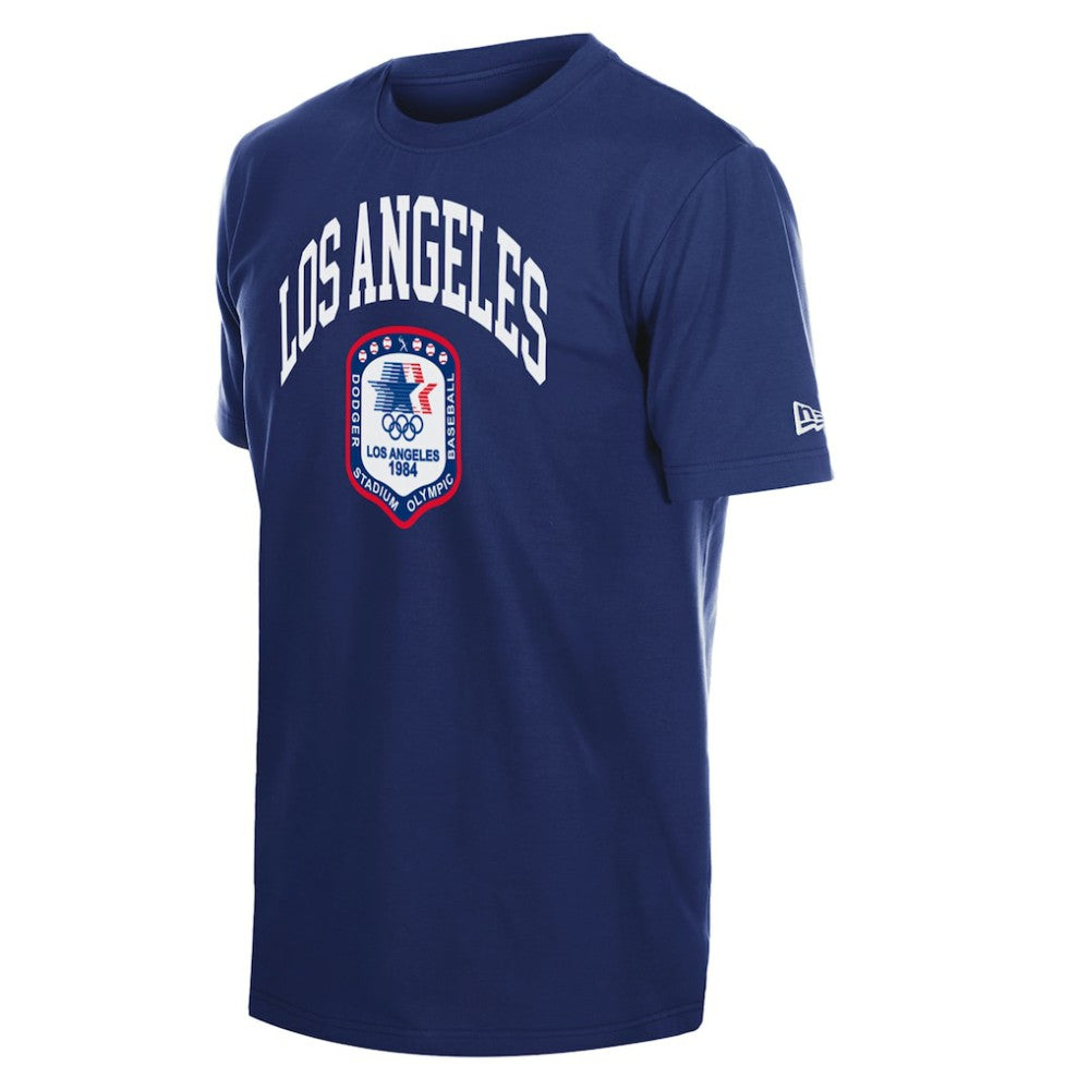 Los Angeles Dodgers x The Heritage Collection New Era LA84 Summer Olympics T-Shirt - Royal T-shirts