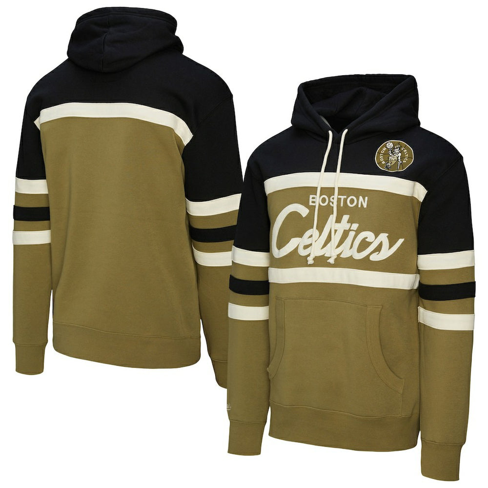 Boston Celtics Double Clutch Head Coach Hoodie Olive