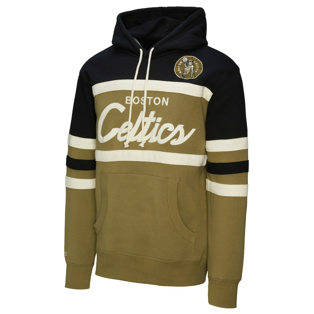 Boston Celtics Double Clutch Head Coach Hoodie Olive