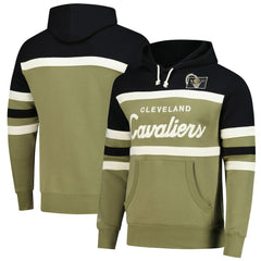Cleveland Cavaliers Double Clutch Head Coach Hoodie Olive/Black