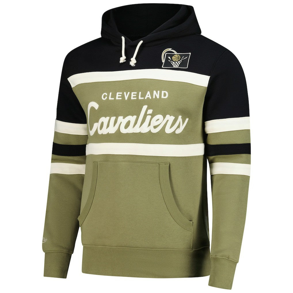 Cleveland Cavaliers Double Clutch Head Coach Hoodie Olive/Black
