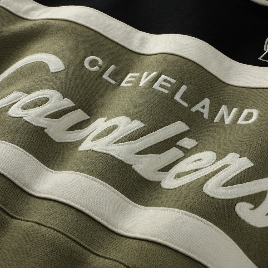 Cleveland Cavaliers Double Clutch Head Coach Hoodie Olive/Black