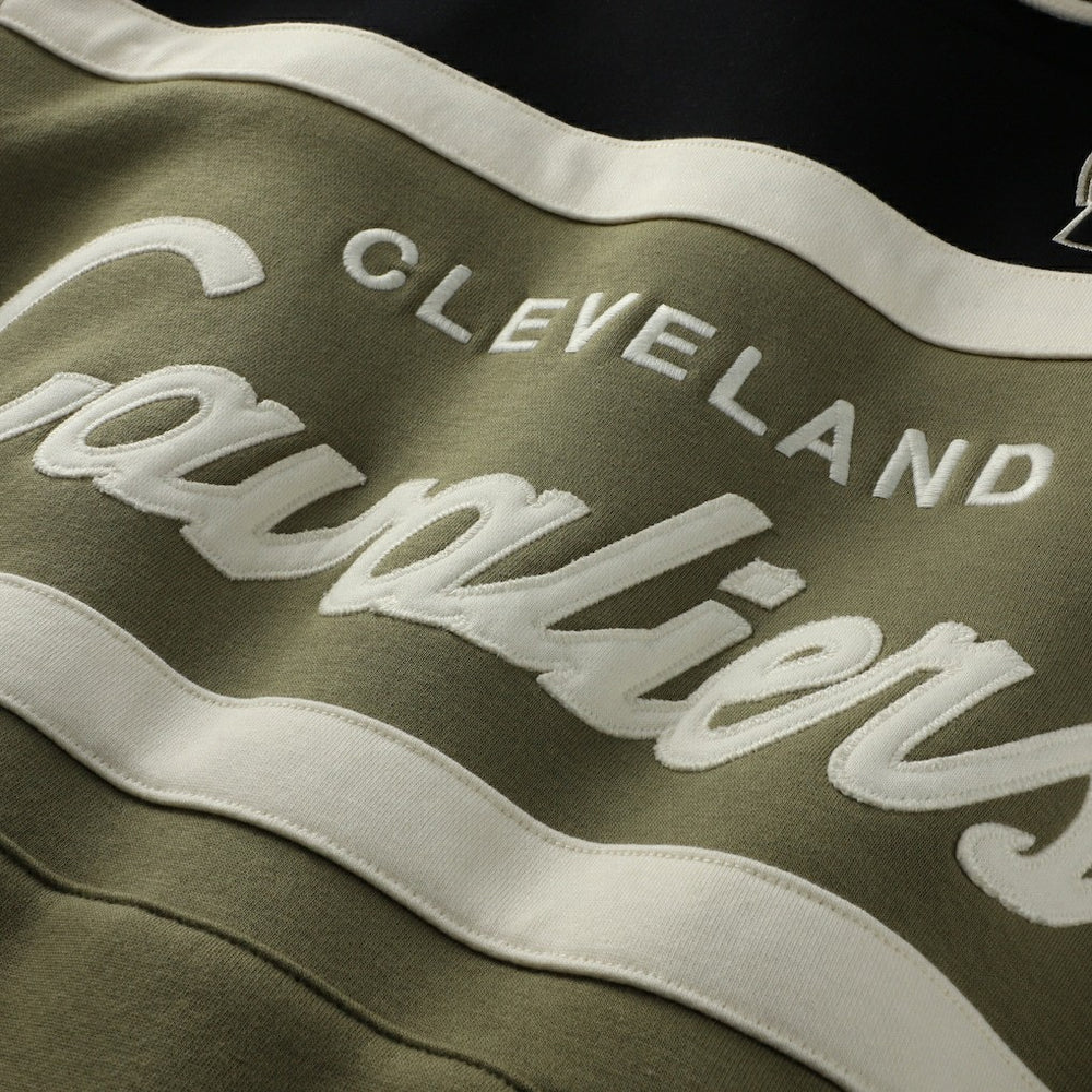 Cleveland Cavaliers Double Clutch Head Coach Hoodie Olive/Black