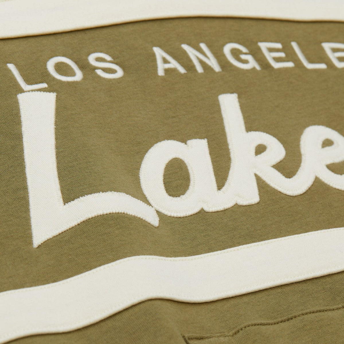 Los Angeles Lakers Double Clutch Head Coach Hoodie Olive/Black