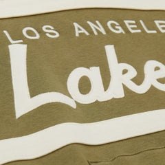 Los Angeles Lakers Double Clutch Head Coach Hoodie Olive/Black