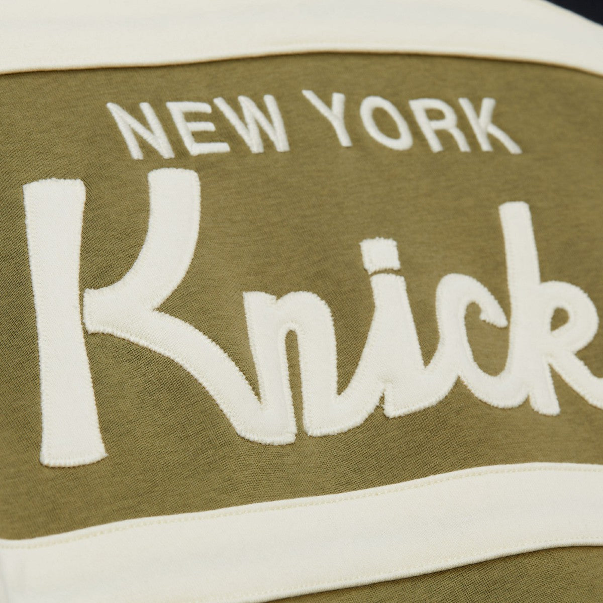 New York Knicks Double Clutch Head Coach Hoodie Olive/Black