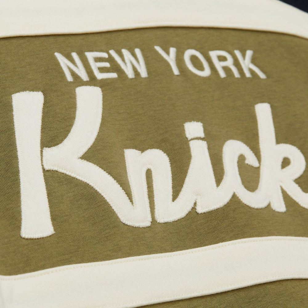 New York Knicks Double Clutch Head Coach Hoodie Olive/Black