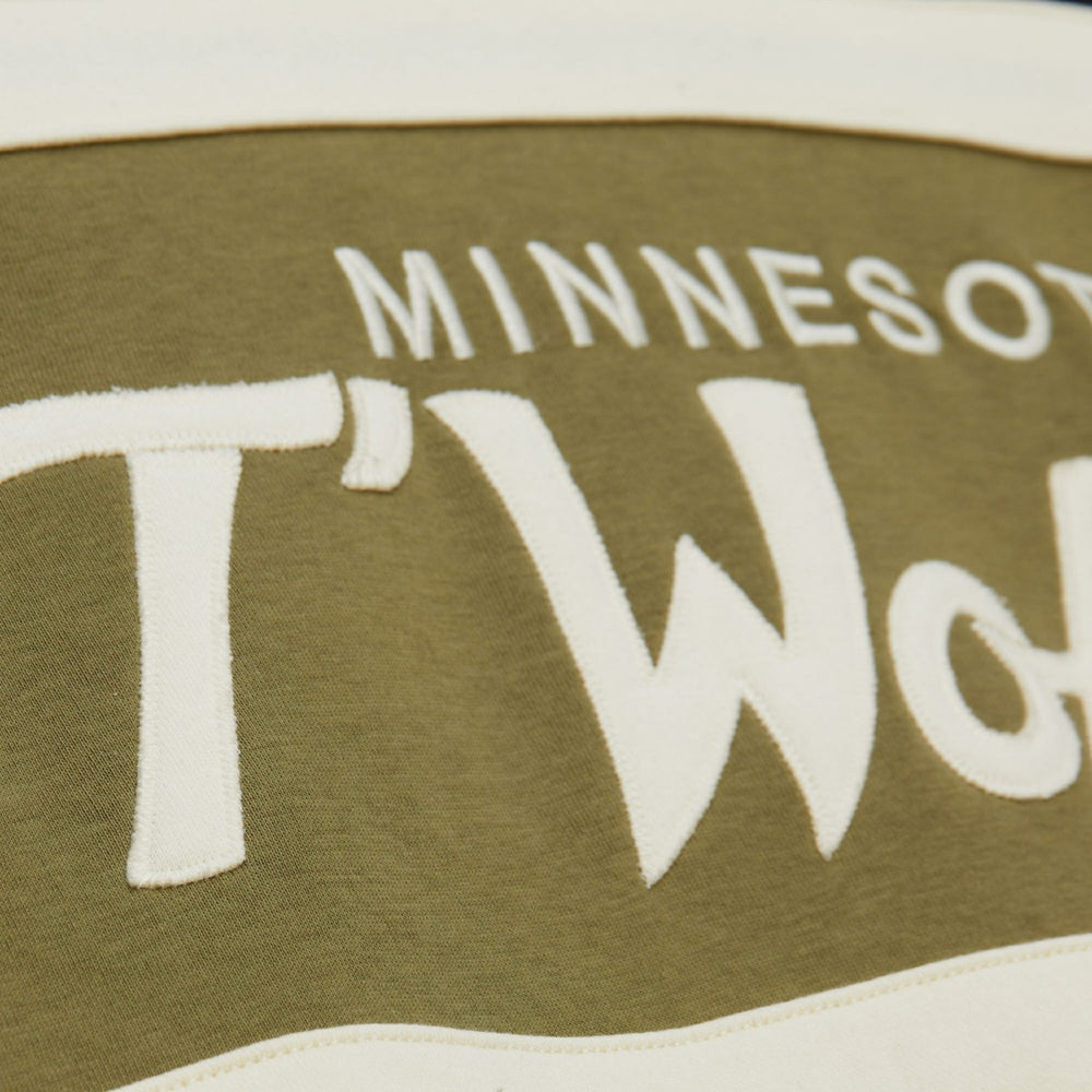 Minnesota Timberwolves Double Clutch Head Coach Hoodie Olive/Black