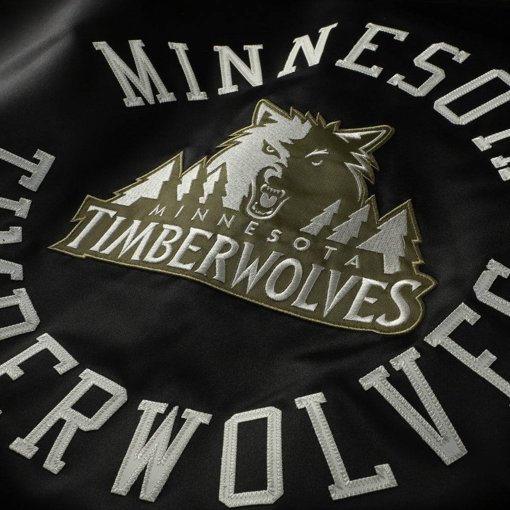 Minnesota Timberwolves Double Clutch Head Coach Hoodie Olive/Black