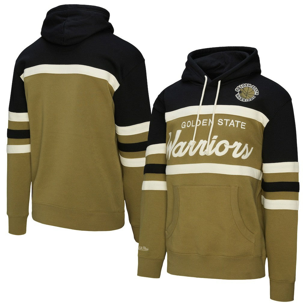 Golden State Warriors Double Clutch Head Coach Hoodie Olive/Black