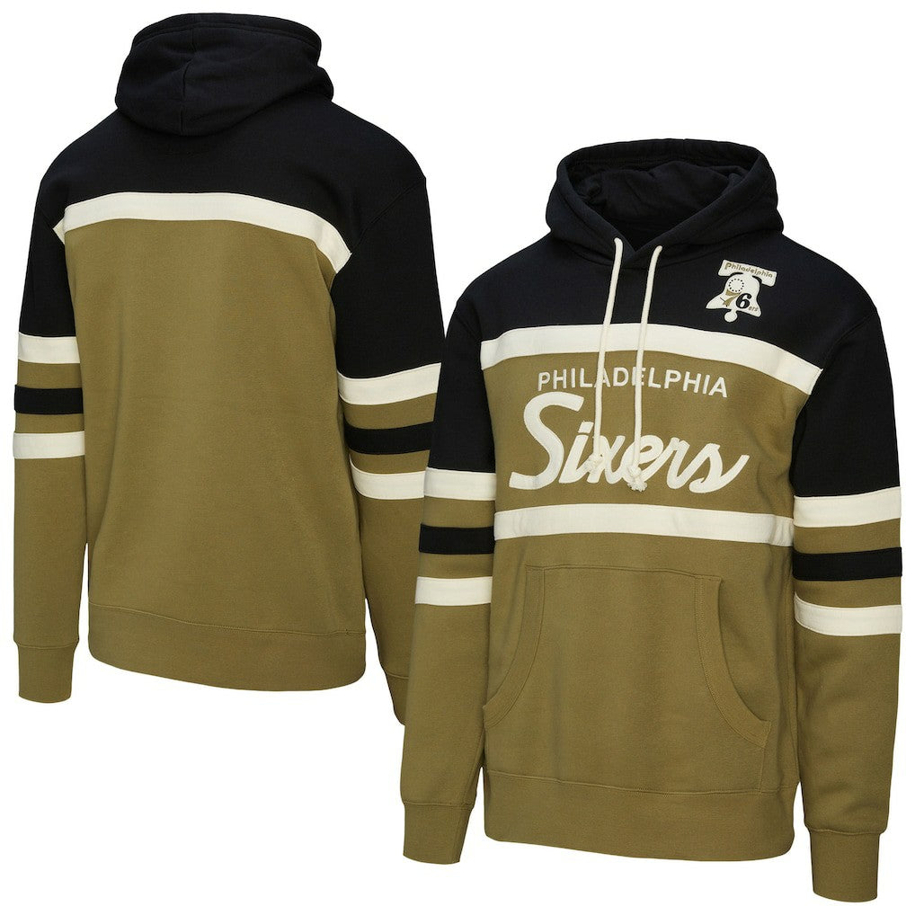 Philadelphia 76ers Double Clutch Head Coach Hoodie Olive