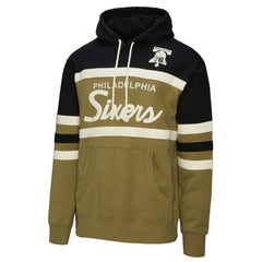 Philadelphia 76ers Double Clutch Head Coach Hoodie Olive