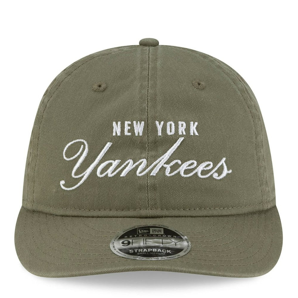 New York Yankees New Era x thisisneverthat Retro Crown 9FIFTY Adjustable Hat - Olive Hats