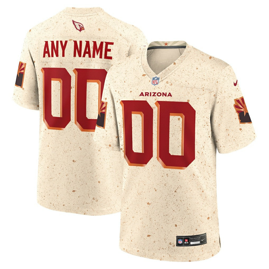 Arizona Cardinals 2025 Rivalries Collection Custom Game Jersey Natural