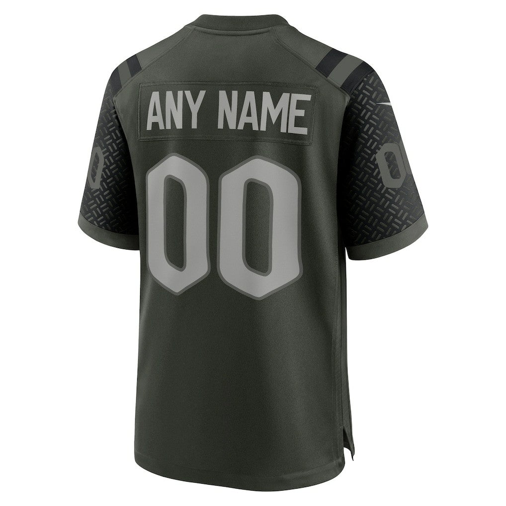 New York Jets 2025 Rivalries Collection Custom Game Jersey Gotham Green