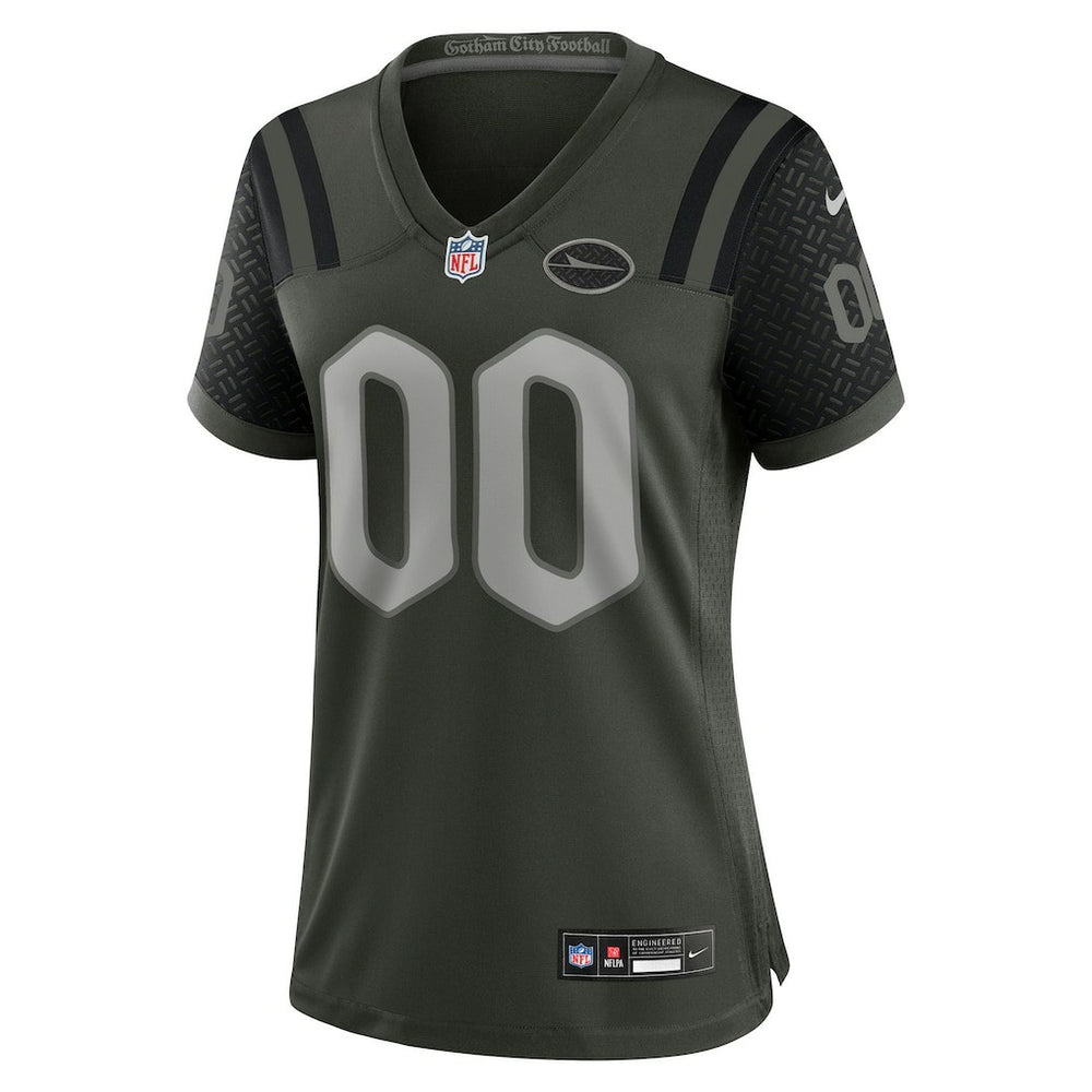 New York Jets Women's 2025 Rivalries Collection Custom Game Jersey Gotham Green