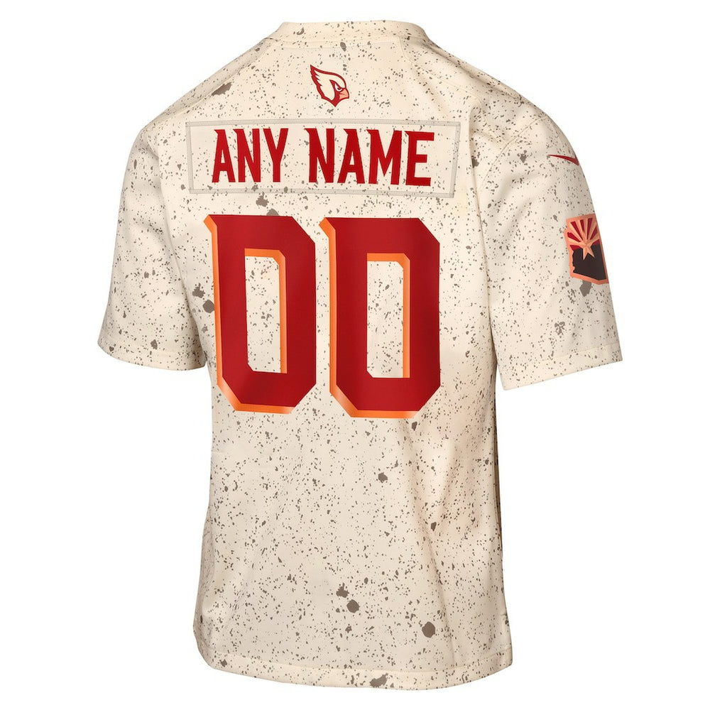 Arizona Cardinals Youth 2025 Rivalries Collection Custom Game Jersey Natural