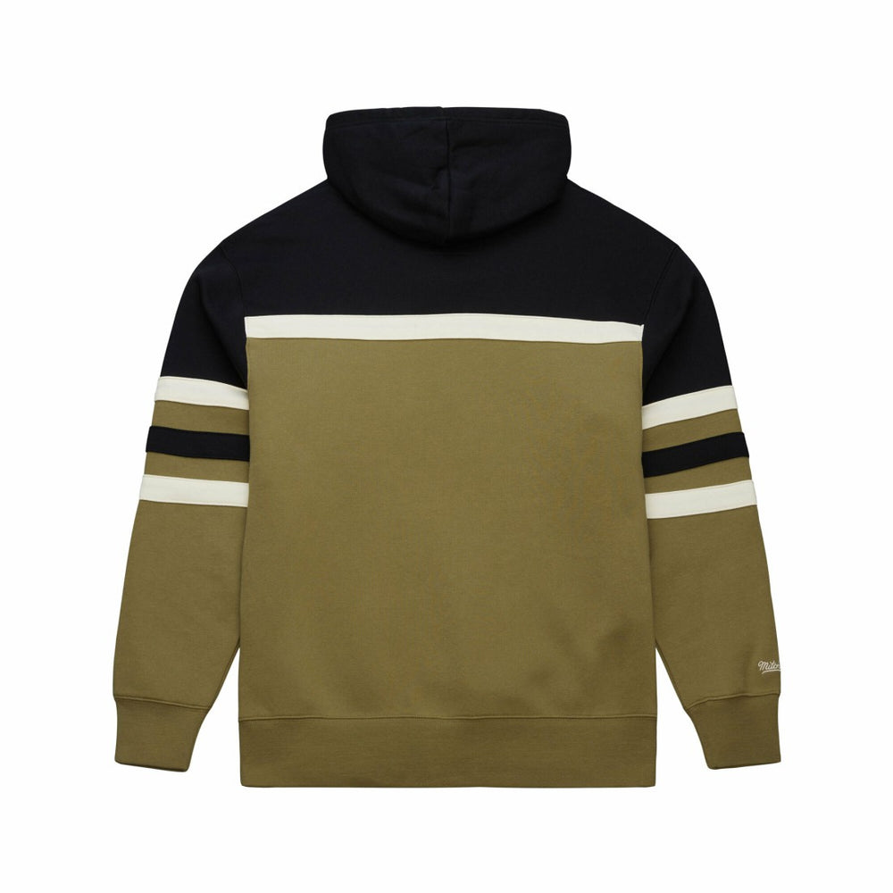 Detroit Lions Vintage Logo Head Coach Hoodie Olive