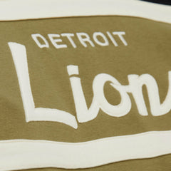 Detroit Lions Vintage Logo Head Coach Hoodie Olive