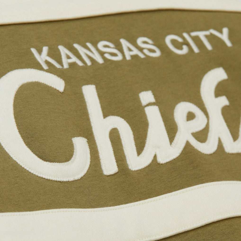 Kansas City Chiefs Vintage Logo Head Coach Hoodie Olive
