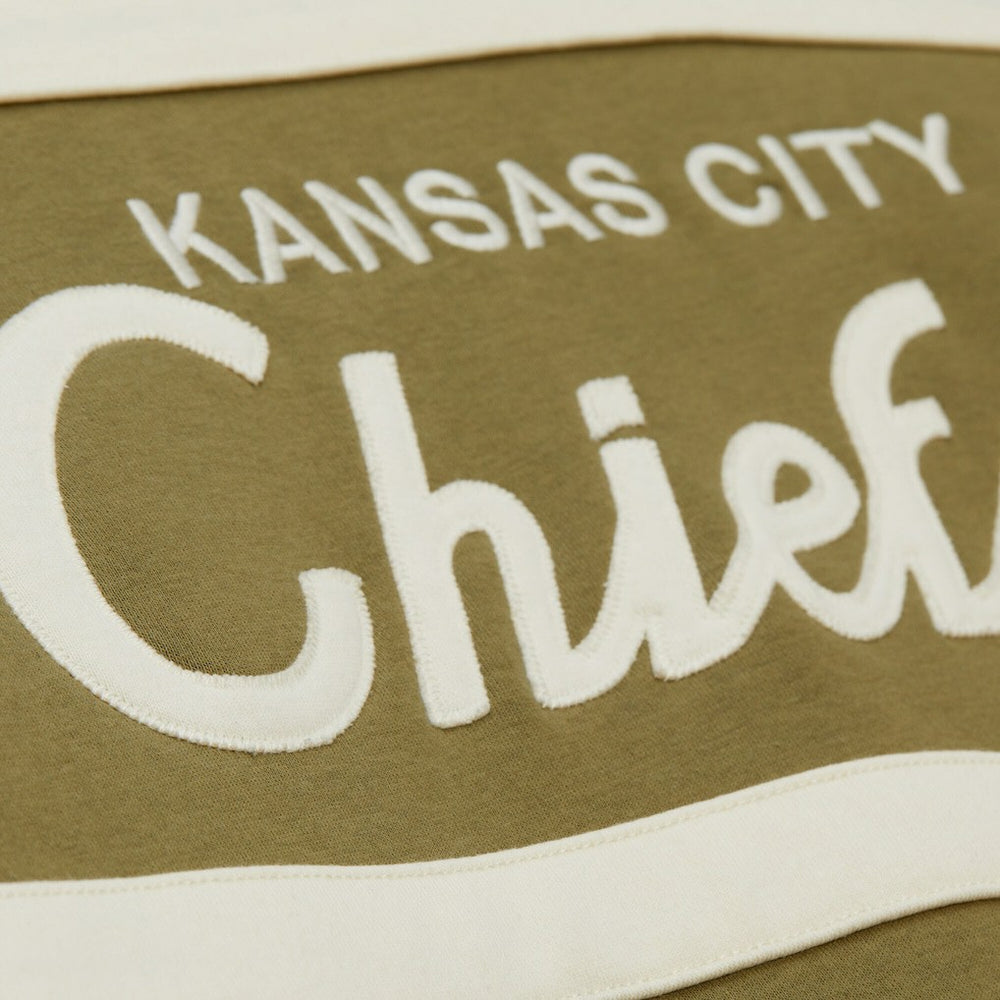 Kansas City Chiefs Vintage Logo Head Coach Hoodie Olive