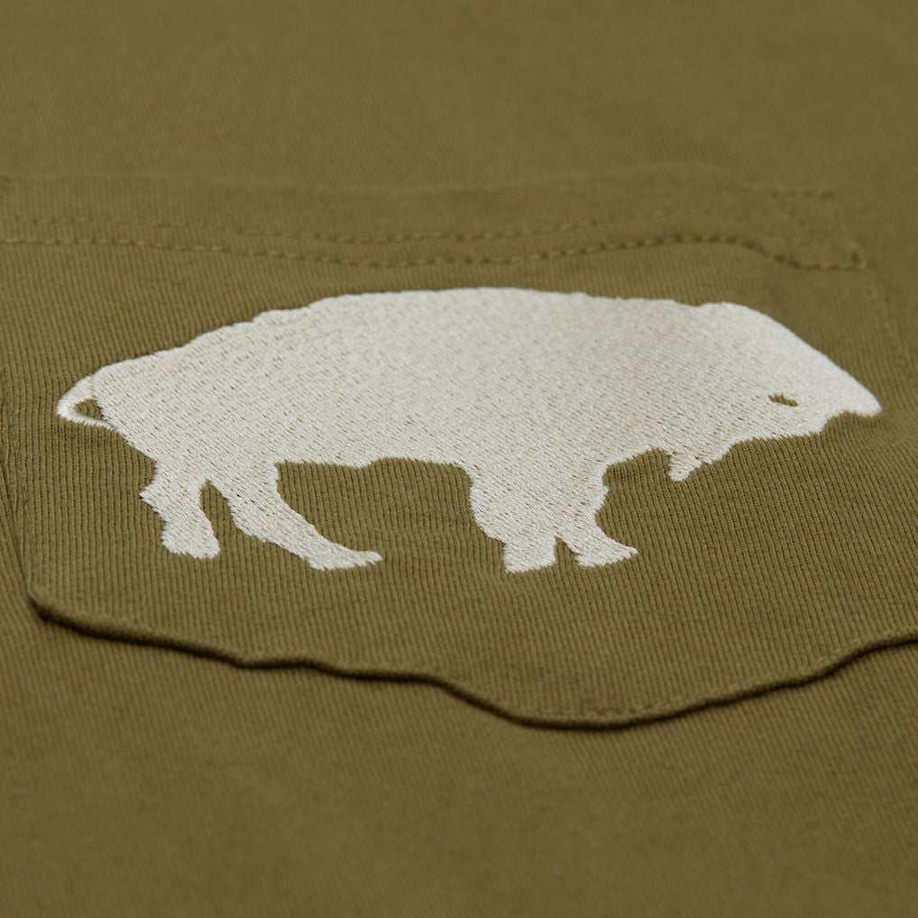 Buffalo Bills Vintage Logo Premium T-Shirt Olive