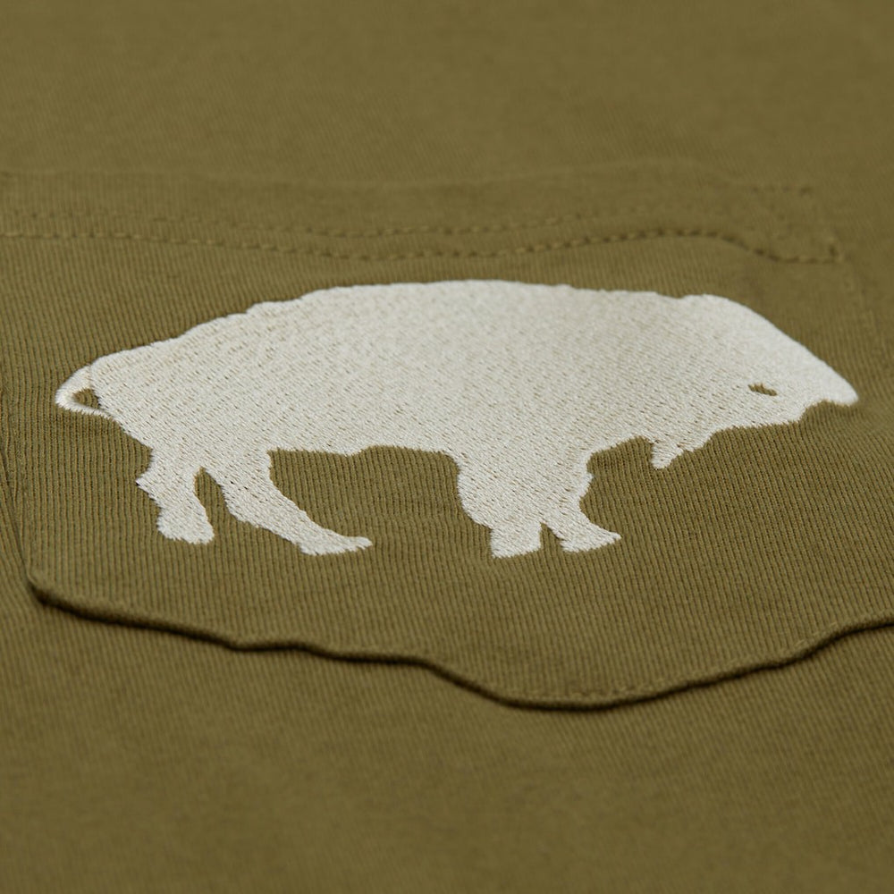 Buffalo Bills Vintage Logo Premium T-Shirt Olive