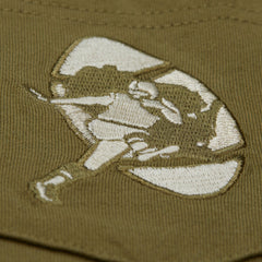 Green Bay Packers Vintage Logo Premium T-Shirt Olive