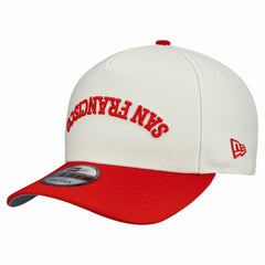 San Francisco 49ers New Era Upside Down 9FIFTY A-Frame Snapback Hat Cream