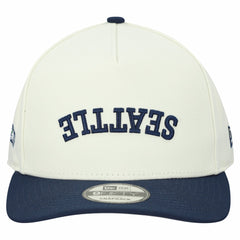 Seattle Seahawks New Era Upside Down 9FIFTY A-Frame Snapback Hat Cream