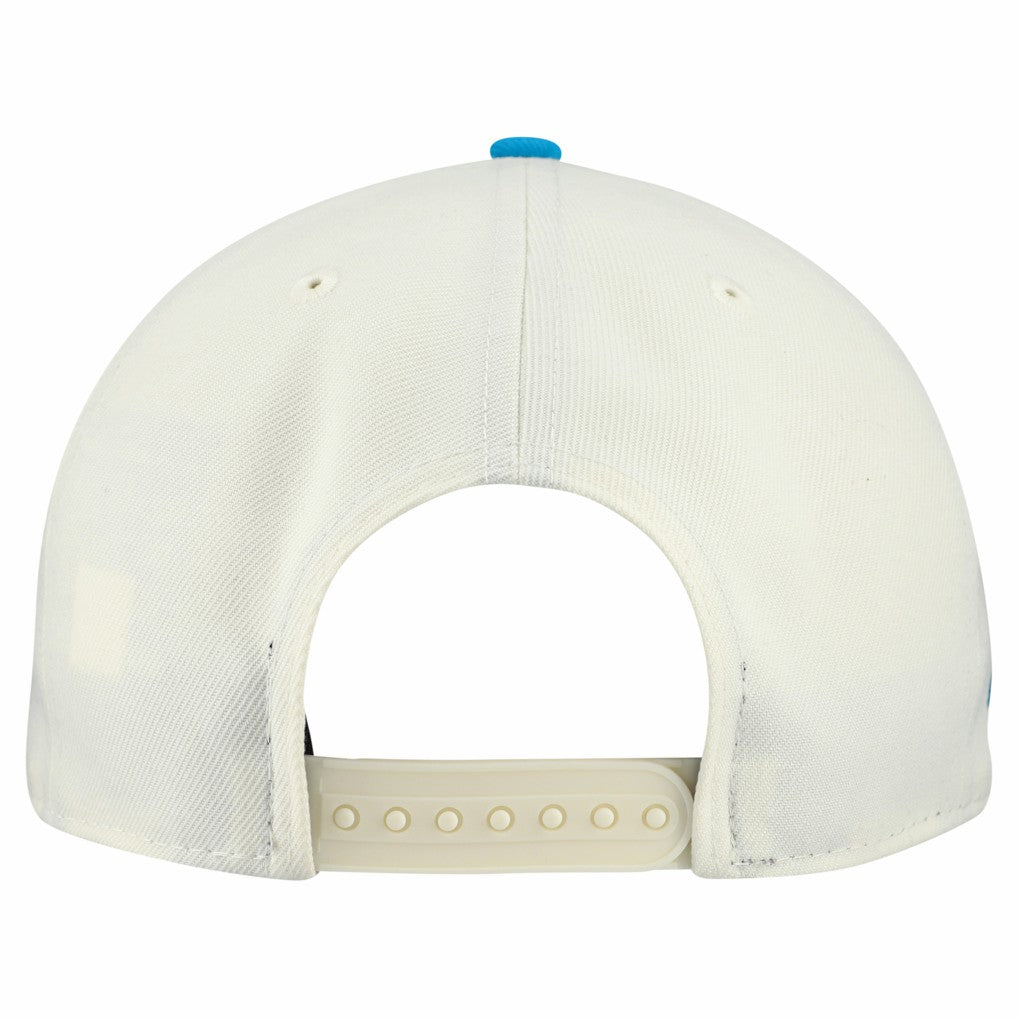 Carolina Panthers New Era Upside Down 9FIFTY A-Frame Snapback Hat Cream