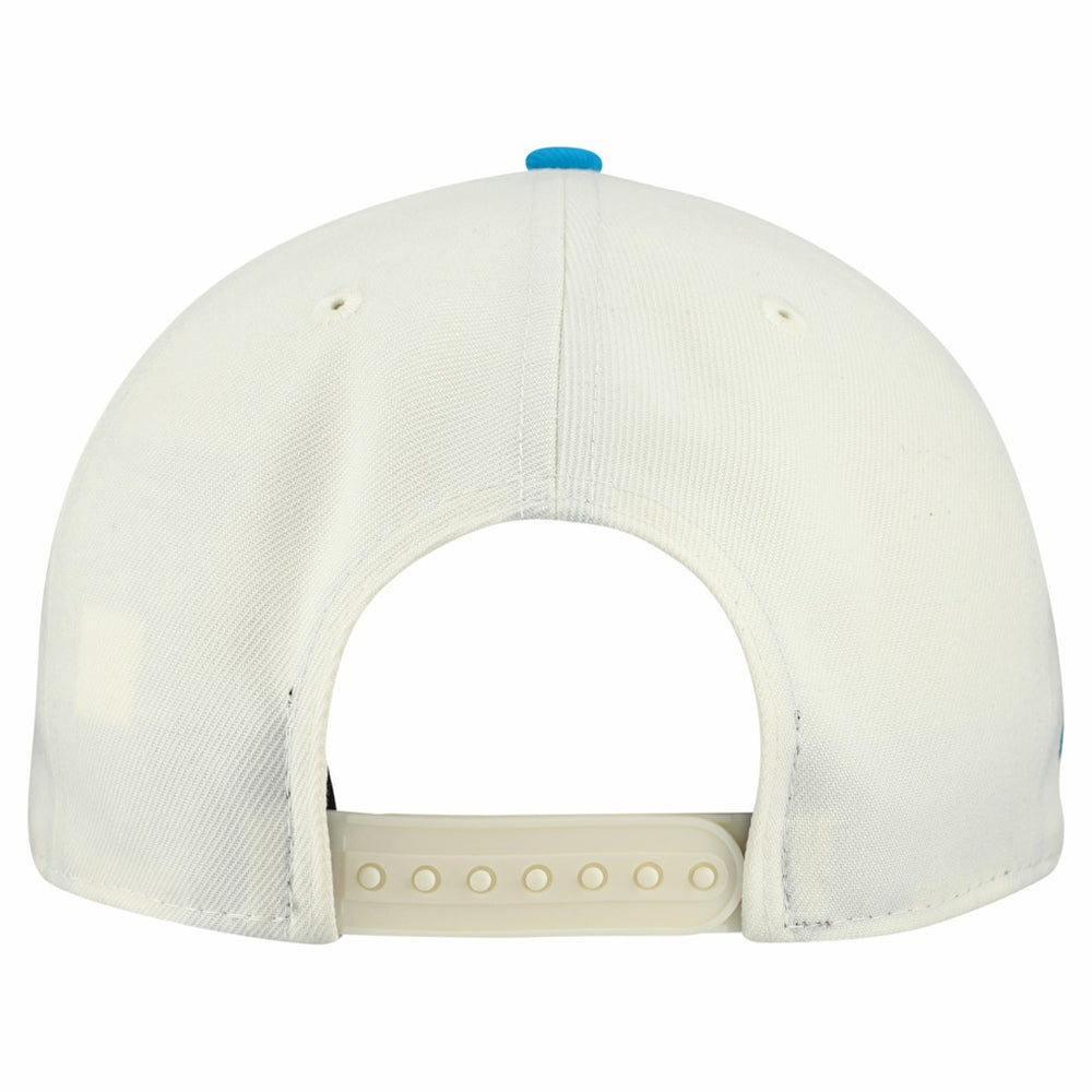 Carolina Panthers New Era Upside Down 9FIFTY A-Frame Snapback Hat Cream