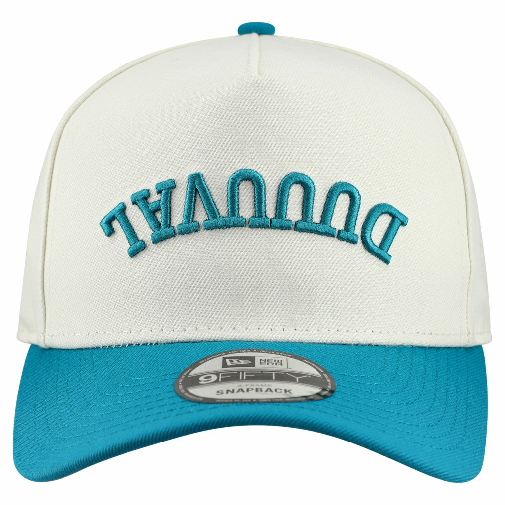 Jacksonville Jaguars New Era Upside Down 9FIFTY A-Frame Snapback Hat Cream