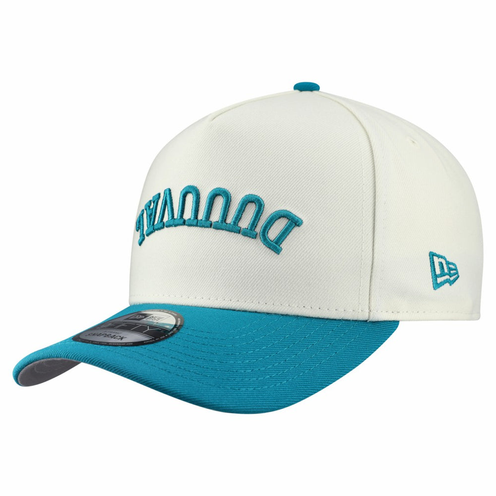 Jacksonville Jaguars New Era Upside Down 9FIFTY A-Frame Snapback Hat Cream