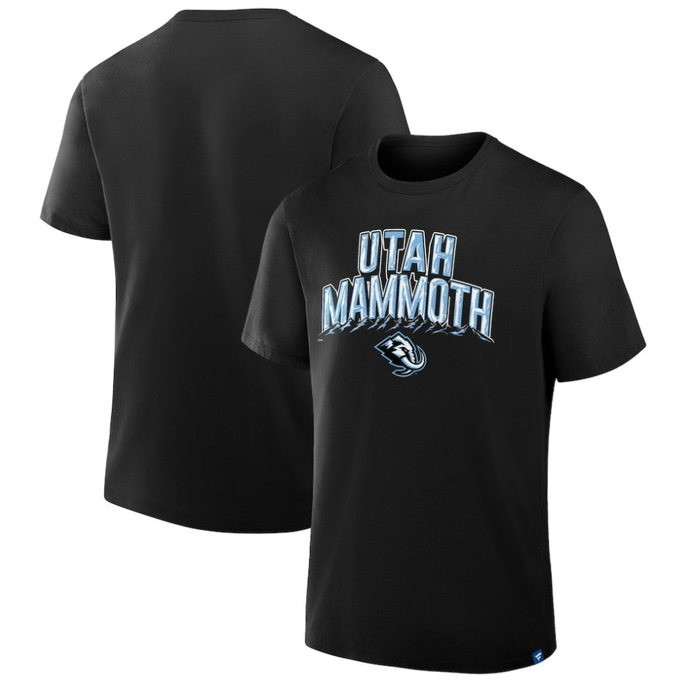NHL Utah Mammoth Profile Male Adult Big & Tall Short Sleeve T-Shirt - Black